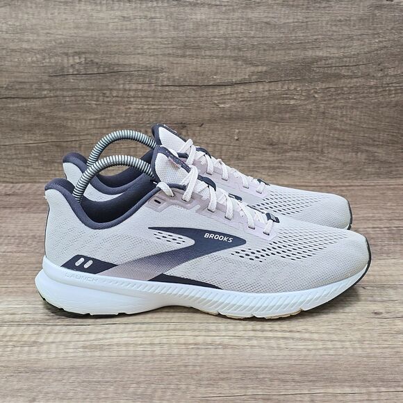 Brooks Launch 8 Women's Size 9.5B Pink Gray Running Shoes (1203451B653) - Picture 1 of 9